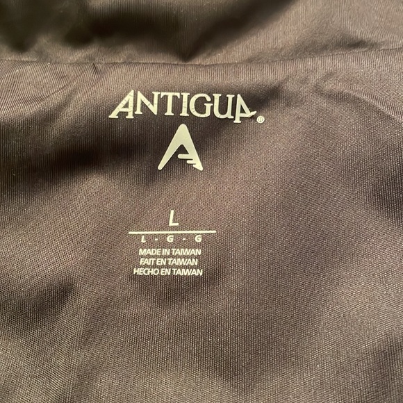 Antigua Gold Men’s white and black Large full zip Jacket - Picture 9 of 12